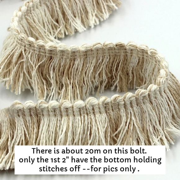 CREATIONS* Trim approximately 20m on this bolt, in pristine condition. 1.5" wide - Picture 11 of 11